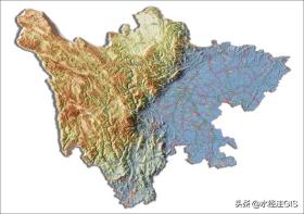 值得收藏的全国各省三维地形图 - 四川省